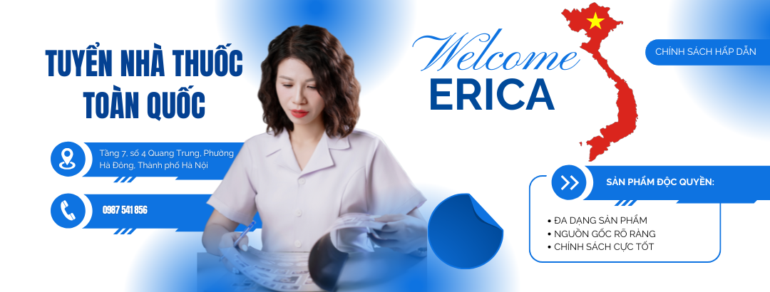 Baner website Erica
